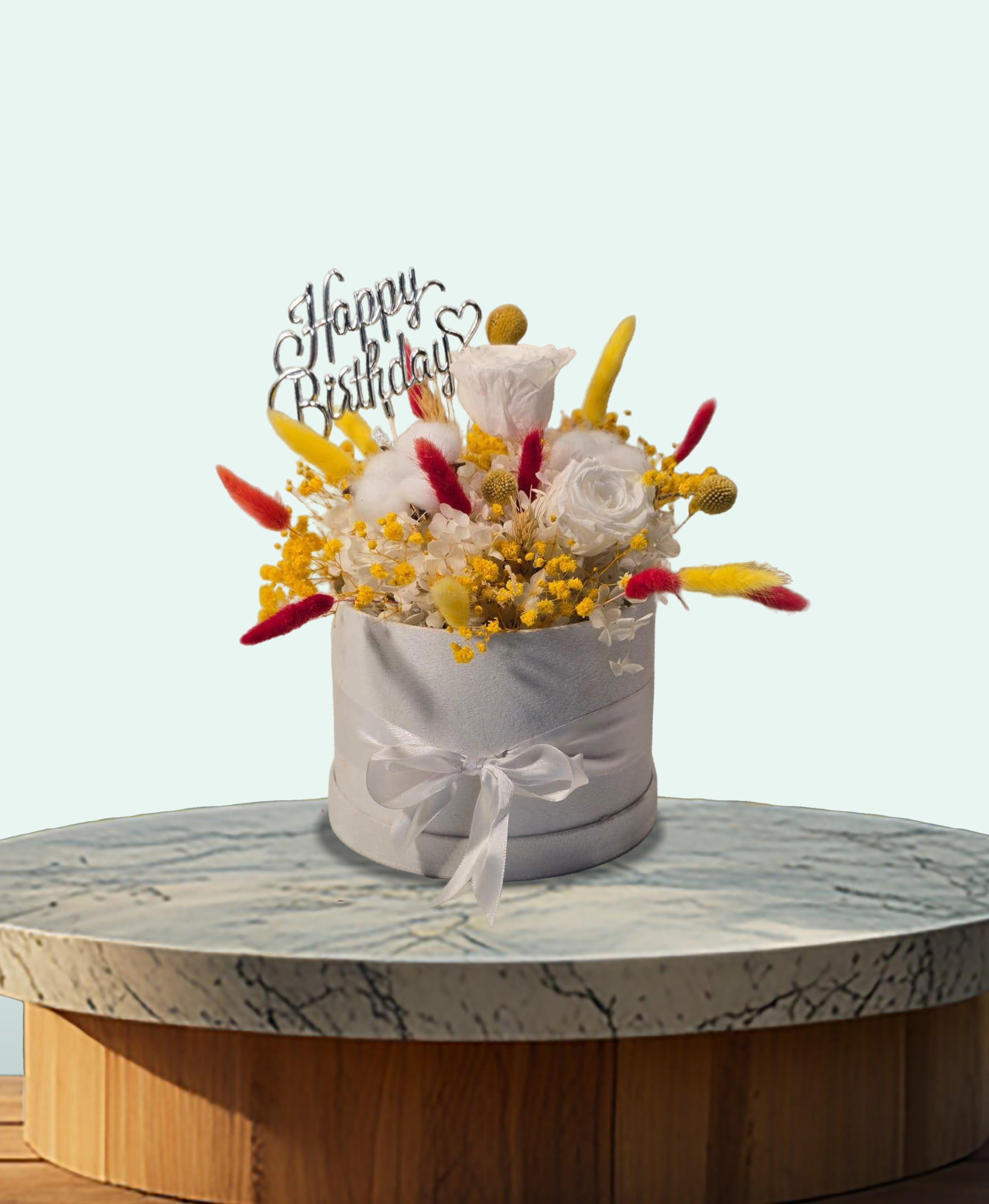 Cheerful Wishes Birthday Box